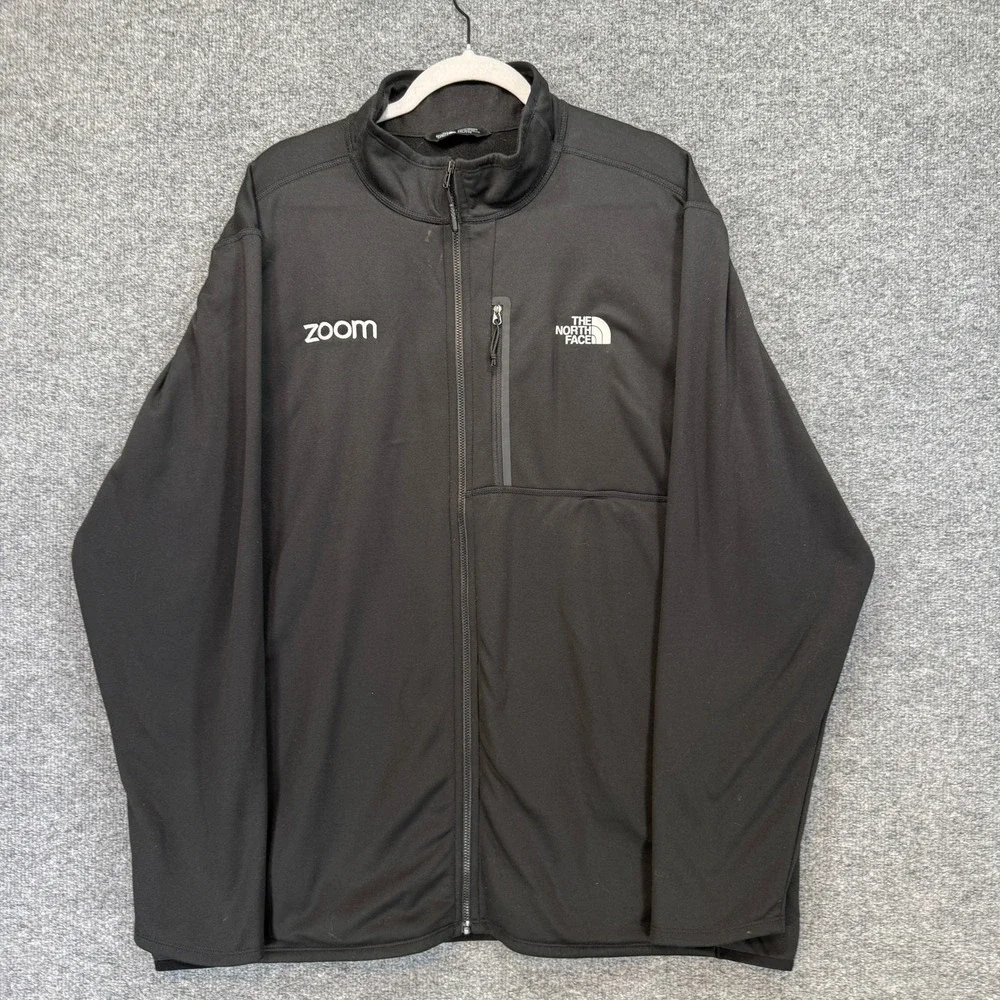 The North Face Apex Bionic‎ 2 Jacket Mens XXL 2XL Black Softshell Fleece Zip Up